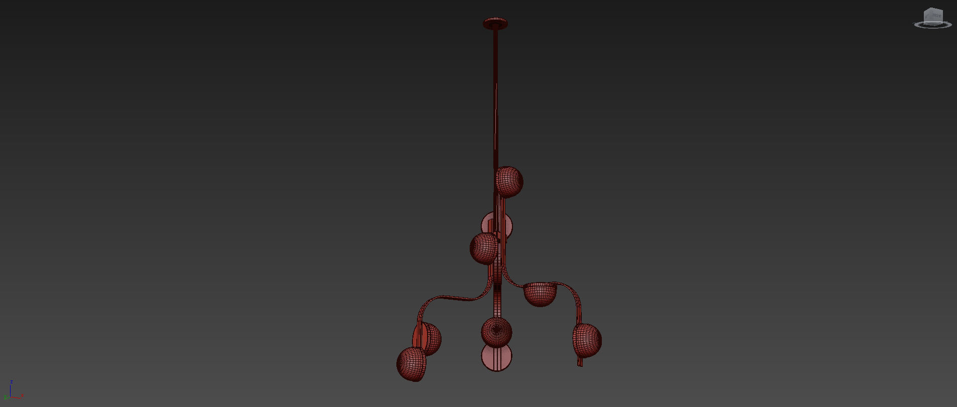 Bodo Sperlin Chandelier by Lobmeyr 3D model_8