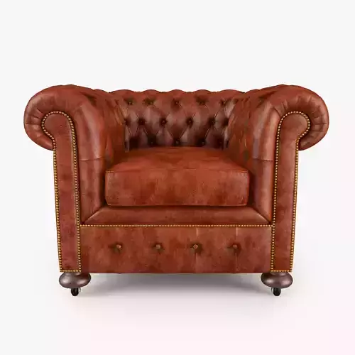 William Blake Armchair Chesterfield Leather