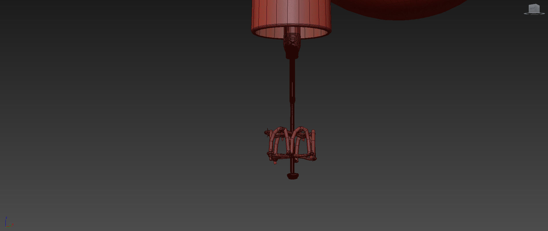 Wilma LED Light Bulb Chandelier 3D model_14