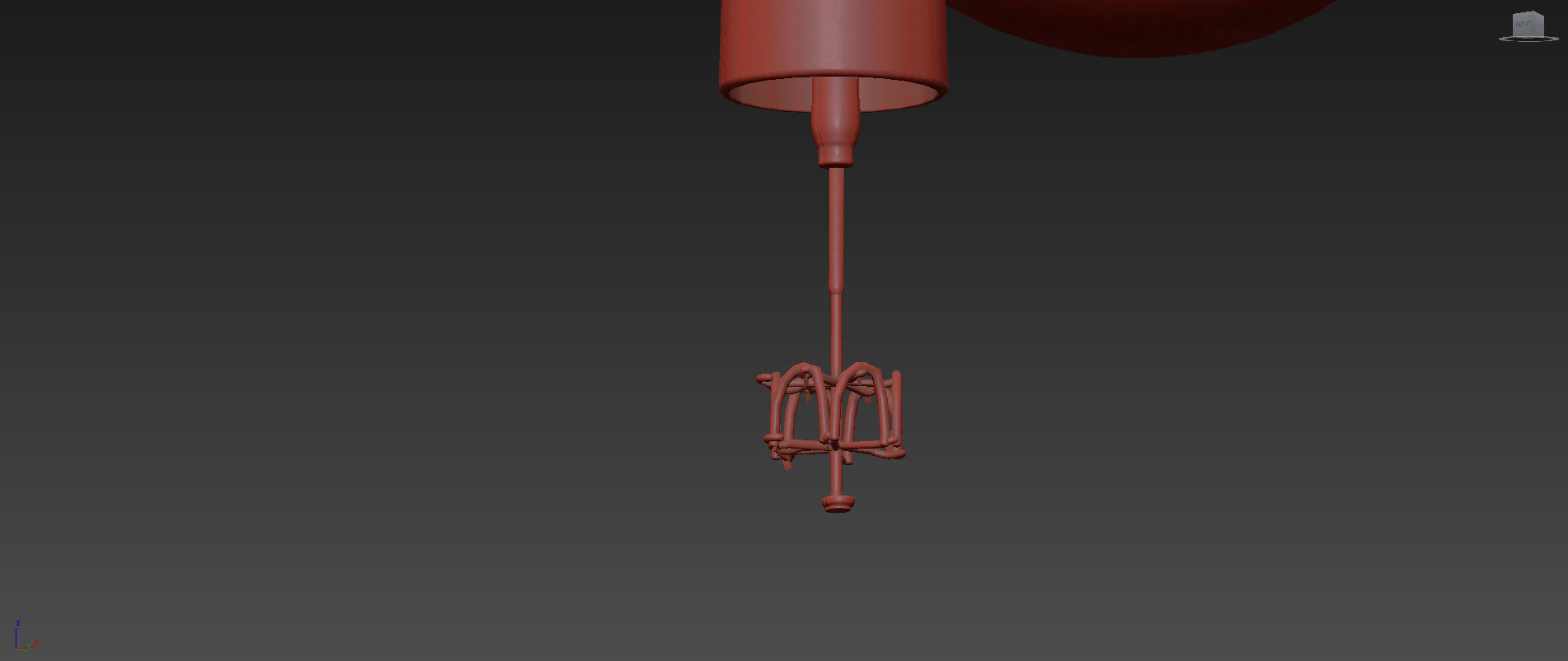 Wilma LED Light Bulb Chandelier 3D model_7