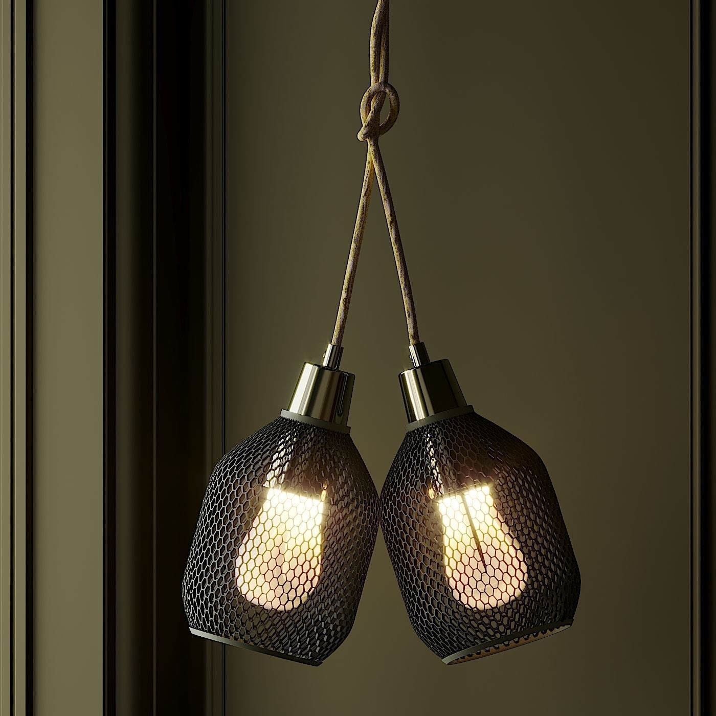 HIVE SHADE and PLUMEN 002 LED 3D model_2