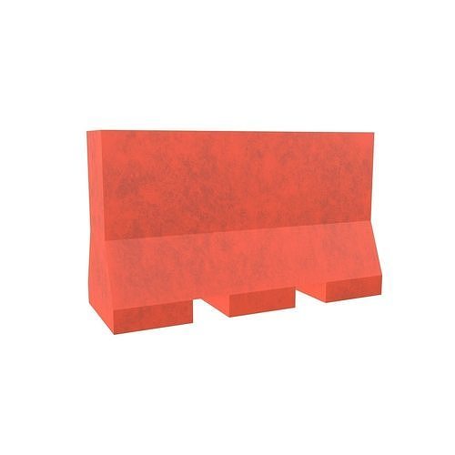 Road Barriers v1 008 Low-poly 3D model