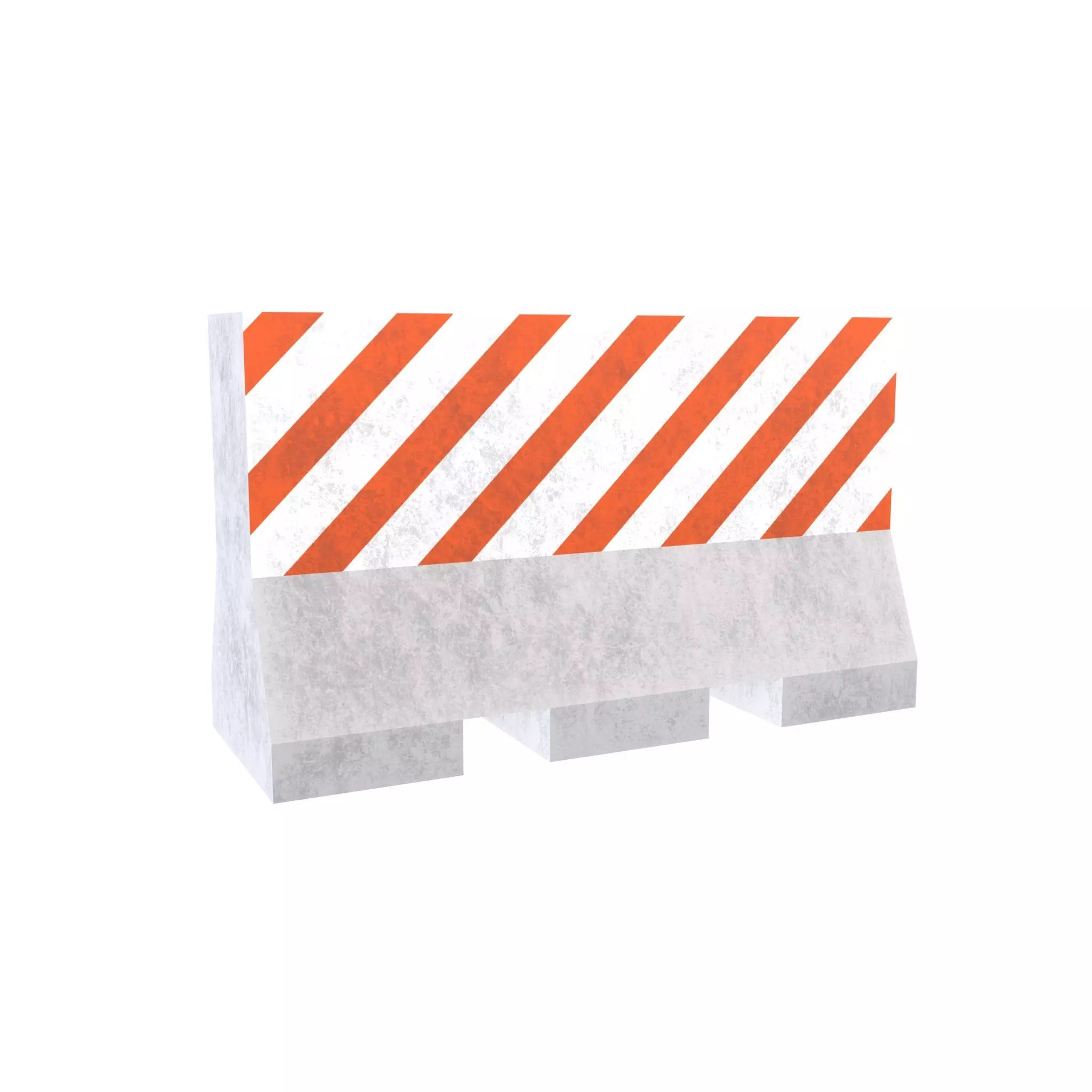 Road Barriers v1 009 Low-poly 3D model_0