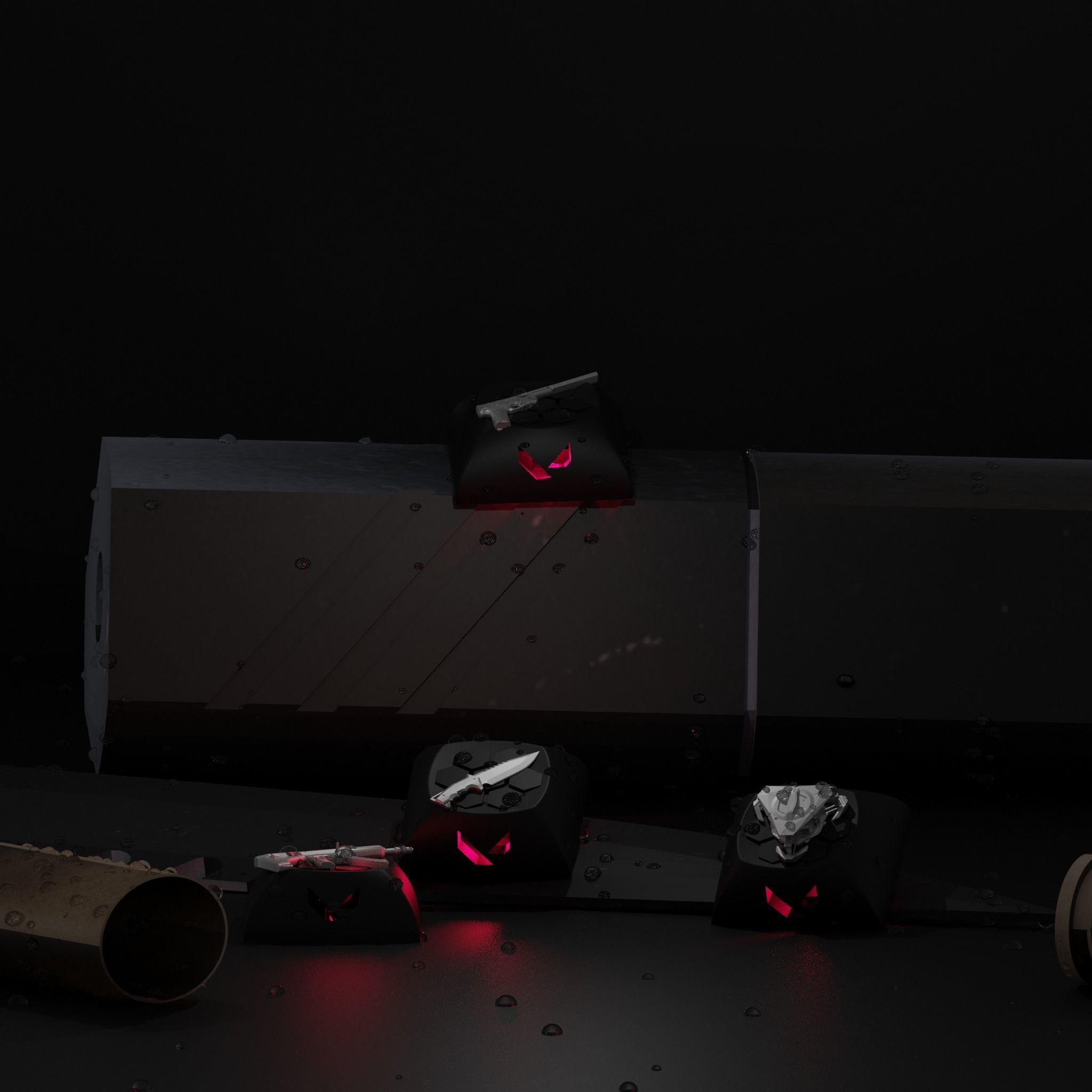 Valorant Weapons Set 3D print model_1