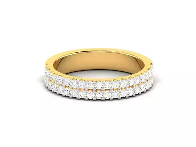 Women band ring 3dm stl render