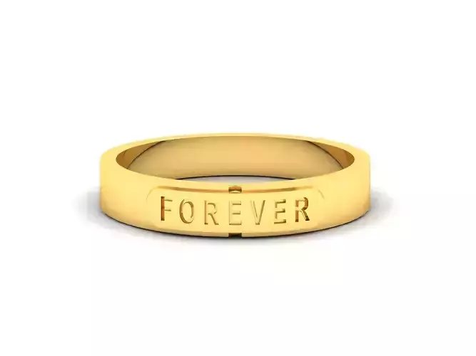 Women band ring 3dm stl render