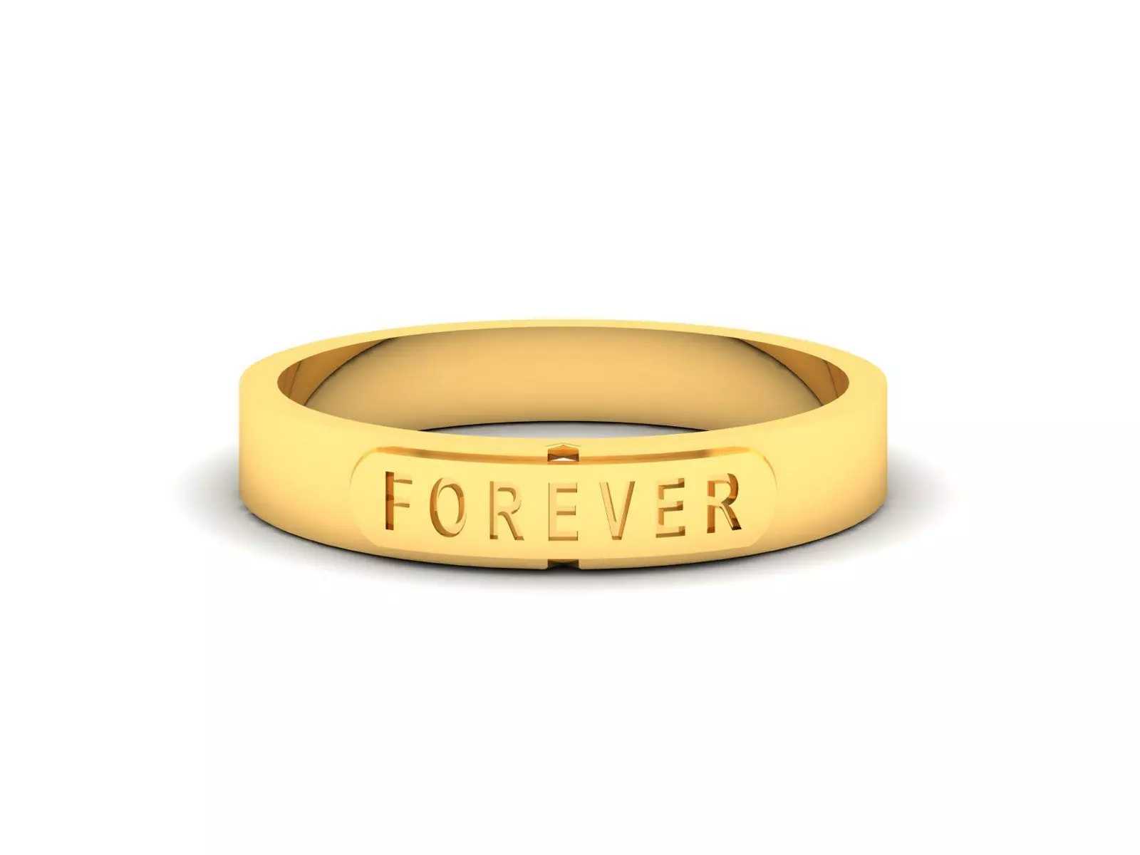 Women band ring 3dm stl render 3D print model