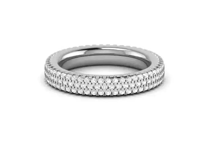 Women band ring 3dm stl render