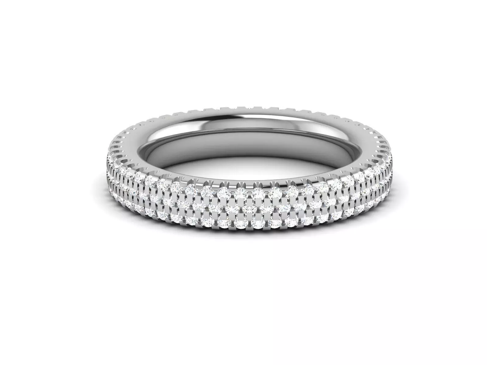 Women band ring 3dm stl render 3D print model_0