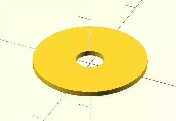 One mm thick spacer Free 3D model