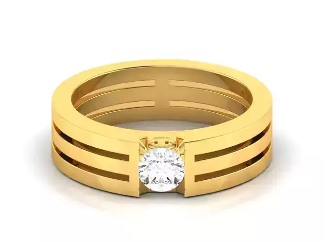 Women band ring 3dm stl render