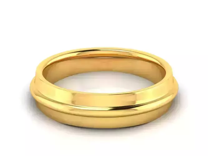 Women band ring 3dm stl render