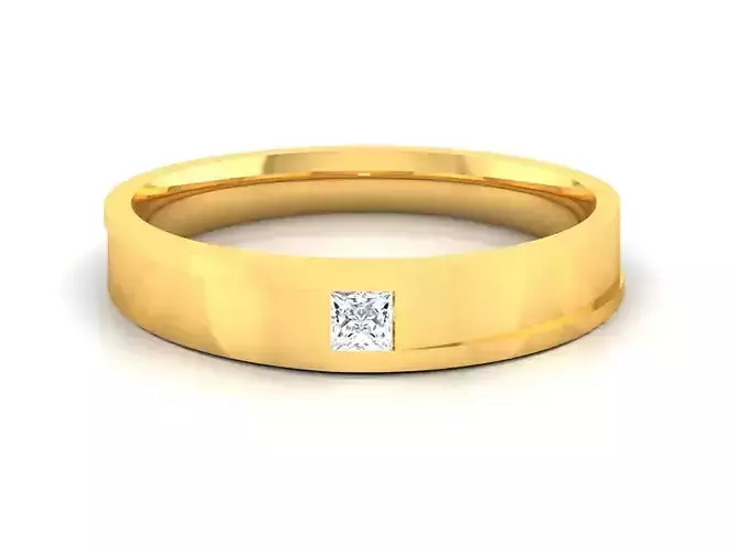 Women band ring 3dm stl render