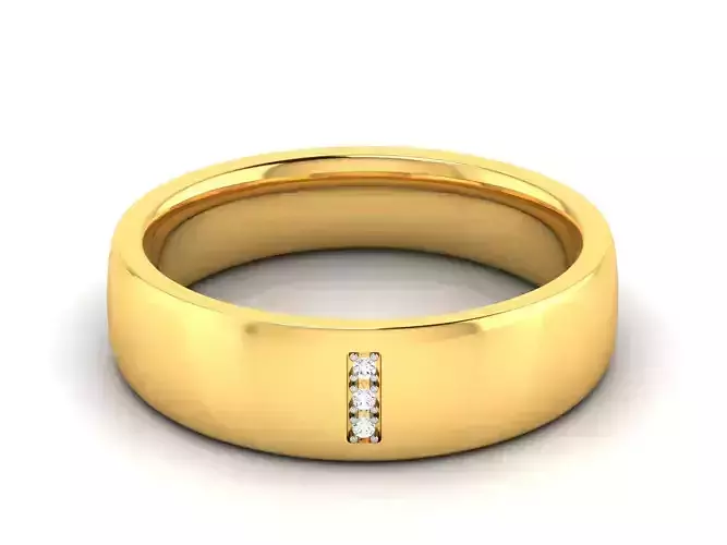 Women band ring 3dm stl render