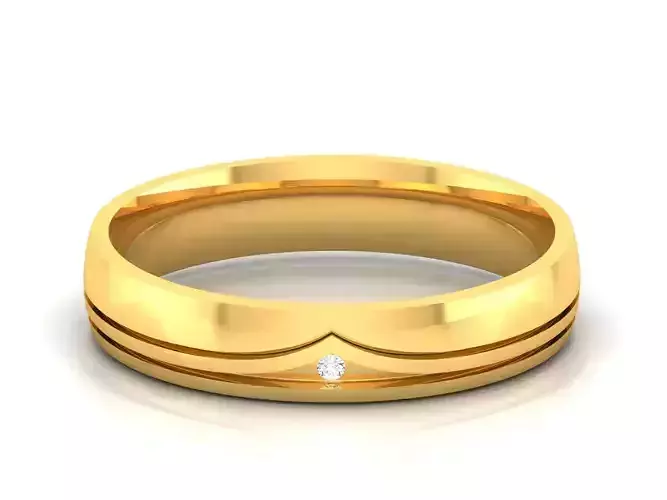 Women band ring 3dm stl render