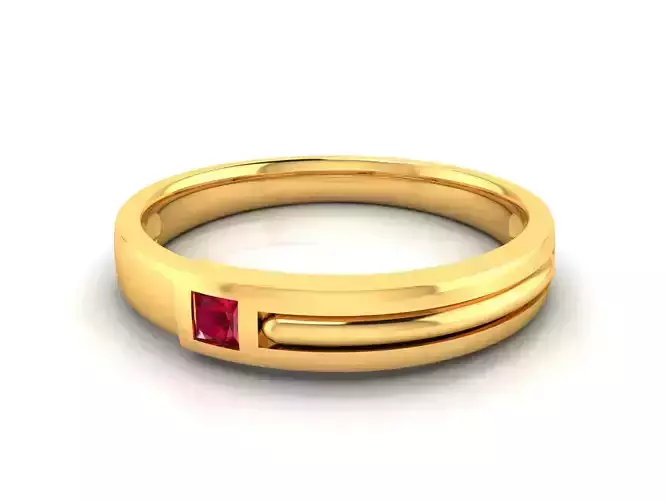 Women band ring 3dm stl render