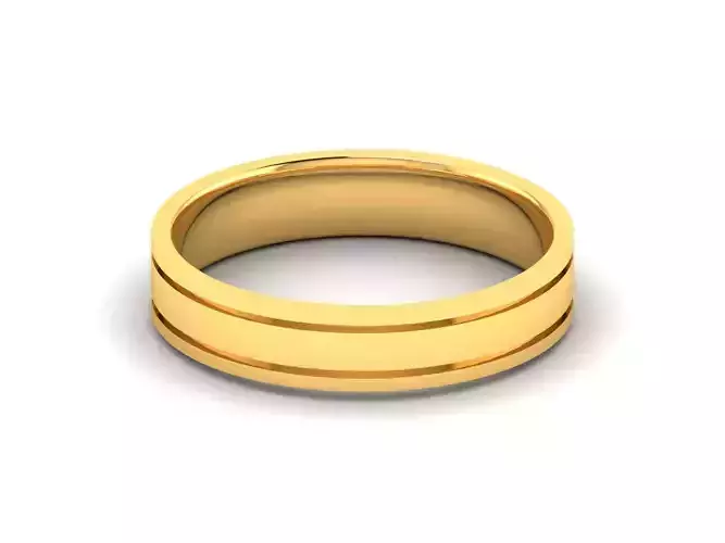 Women band ring 3dm stl render