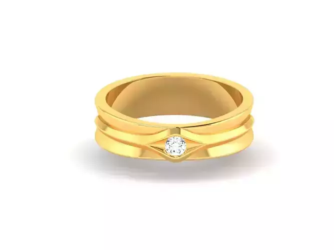 Women band ring 3dm stl render