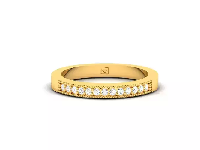 Women band ring 3dm stl render detail