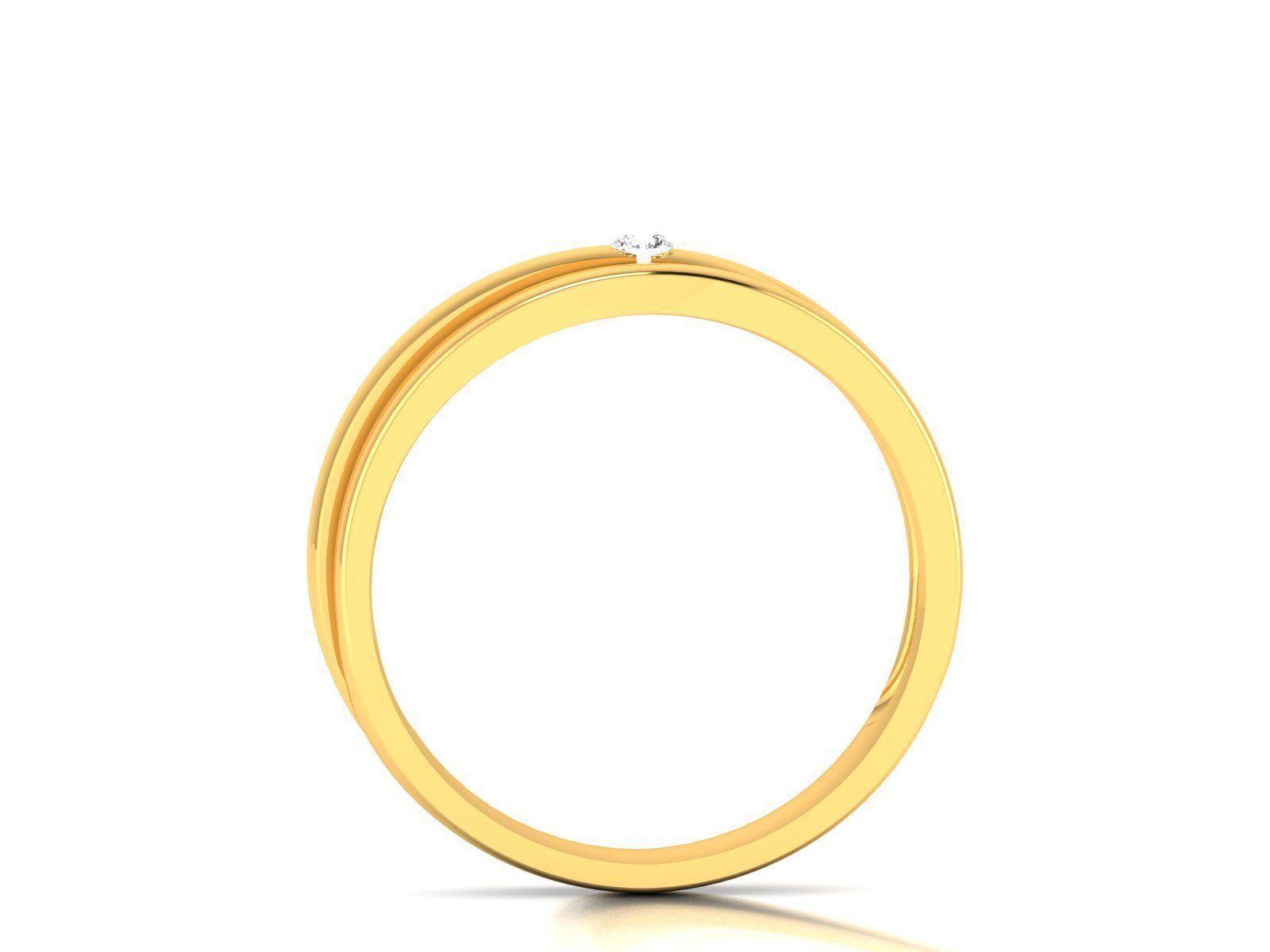 Women band ring 3dm stl render detail 3D print model_3