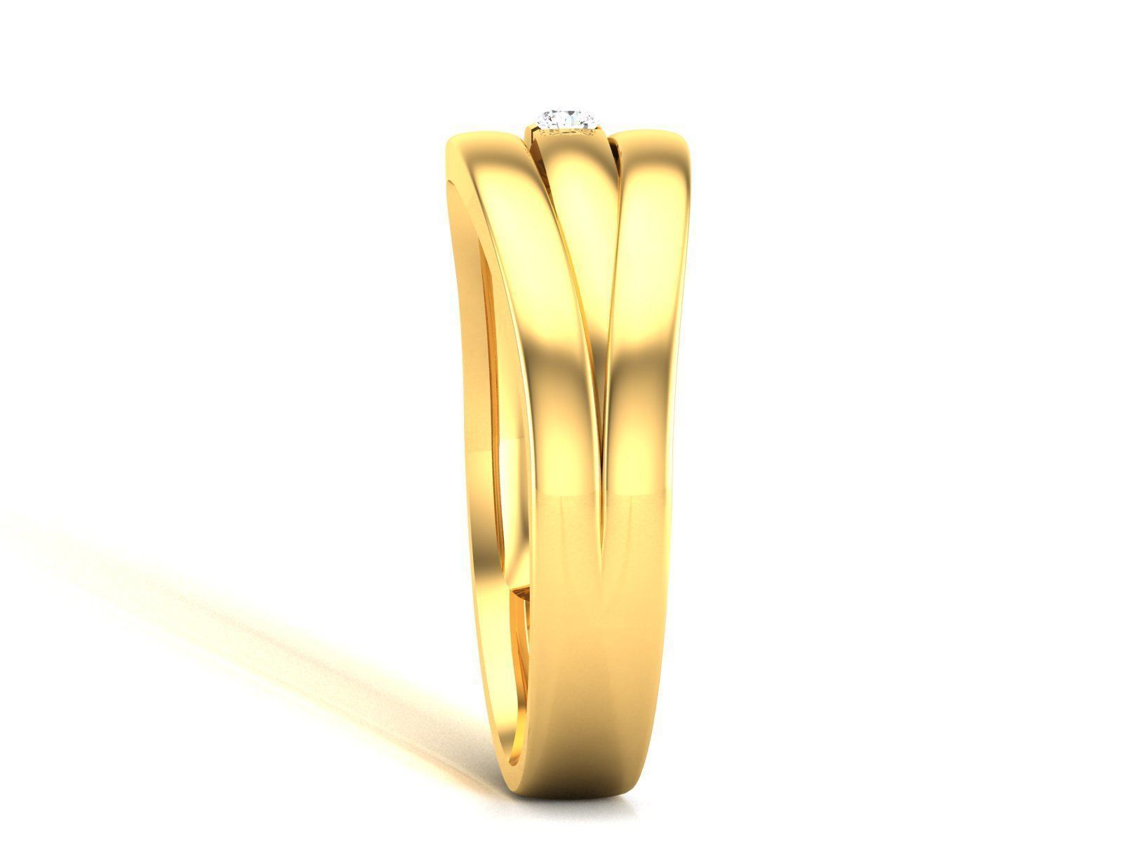 Women band ring 3dm stl render detail 3D print model_4