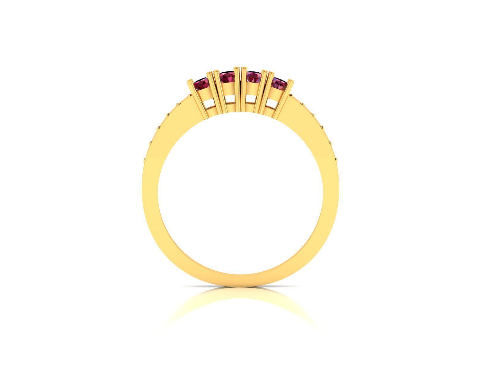 Women band ring 3dm stl render detail 3D print model_2