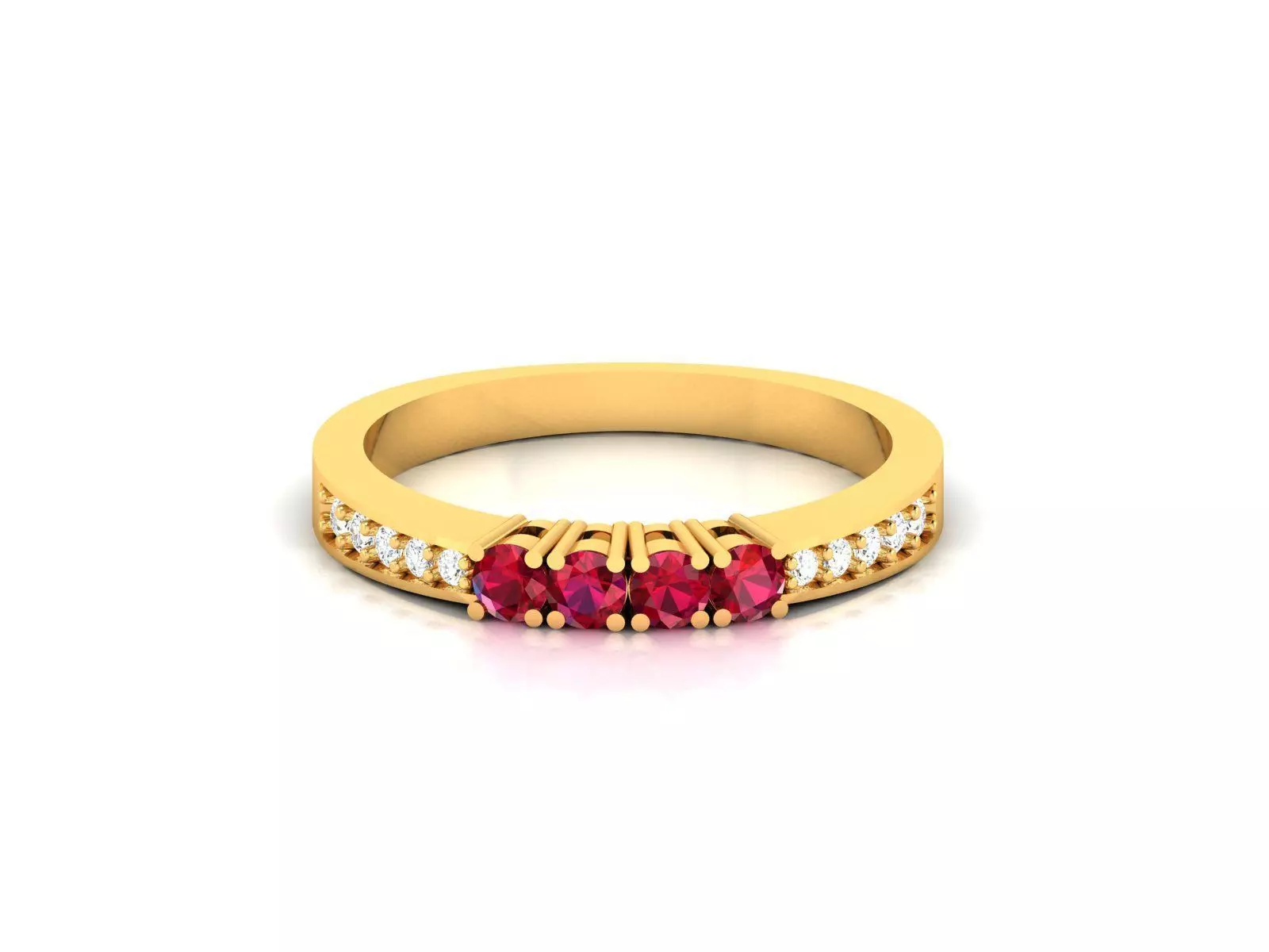 Women band ring 3dm stl render detail 3D print model_0