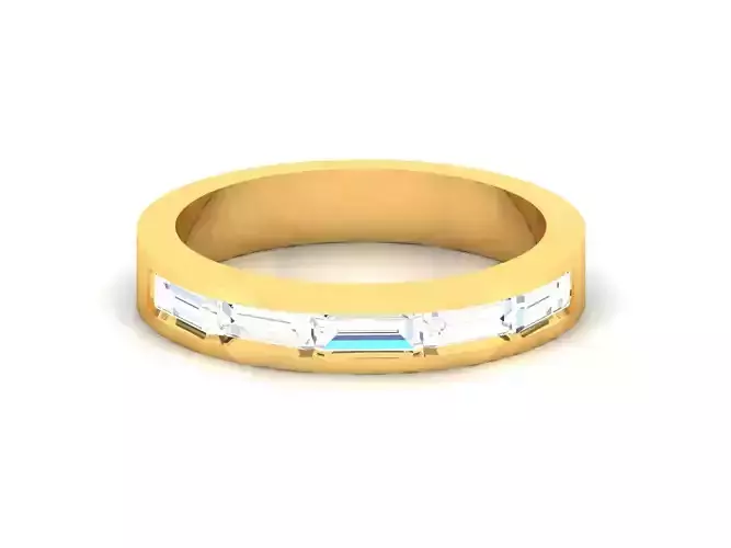 Women band ring 3dm stl render