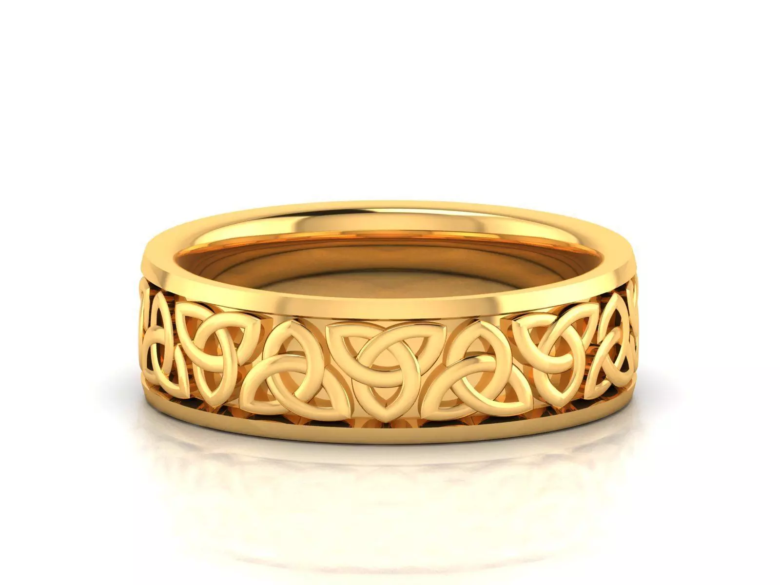 Women band ring 3dm stl render 3D print model_0