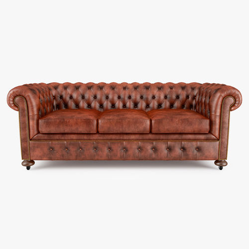 William Blake Chesterfield Sofa Collection 3D model 2