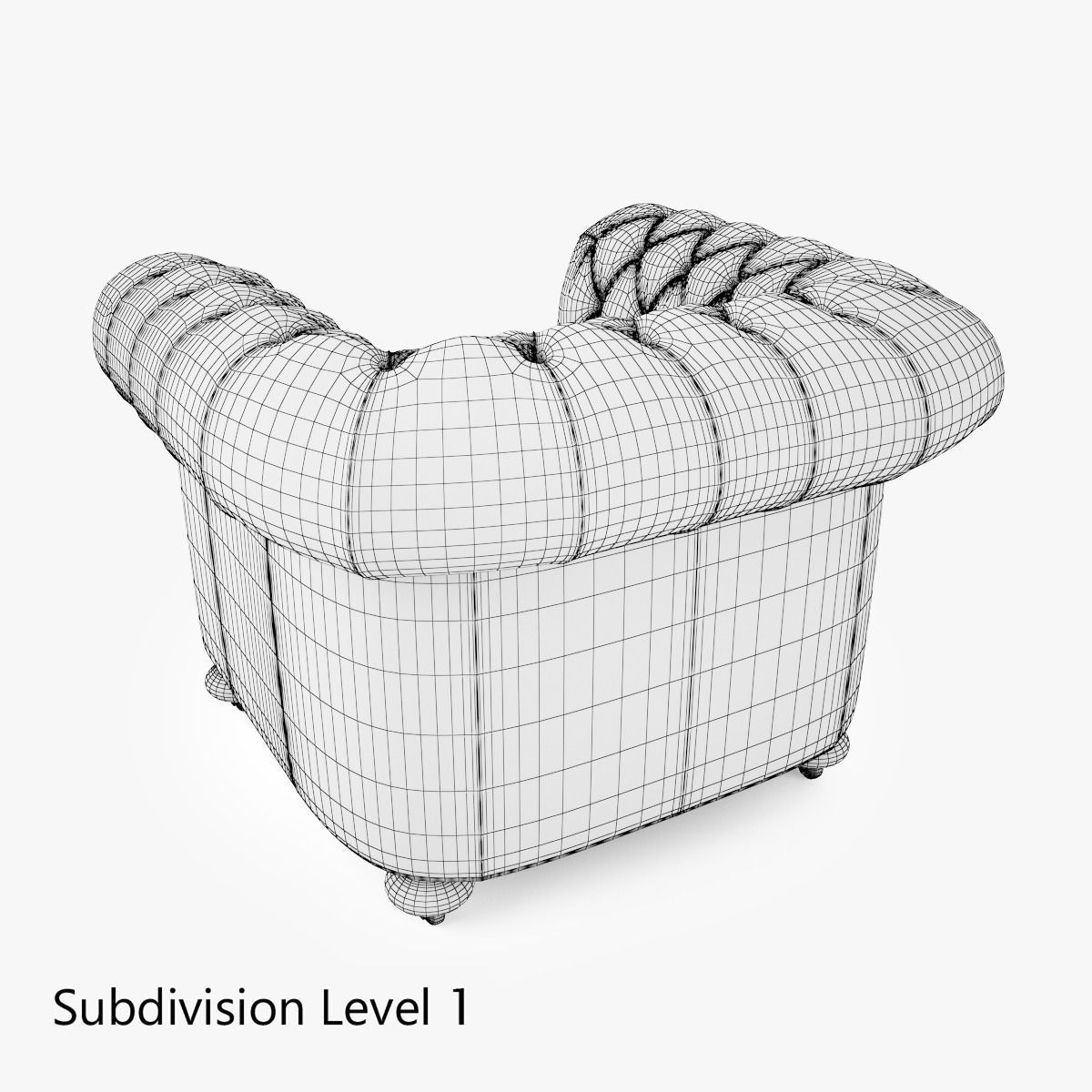 William Blake Chesterfield Sofa Collection 3D model_34