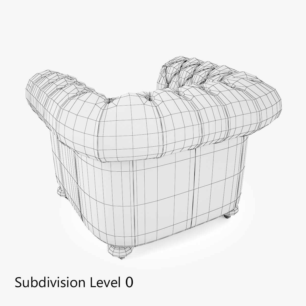 William Blake Chesterfield Sofa Collection 3D model_33