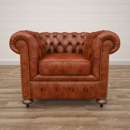 William Blake Chesterfield Sofa Collection 3D model 7