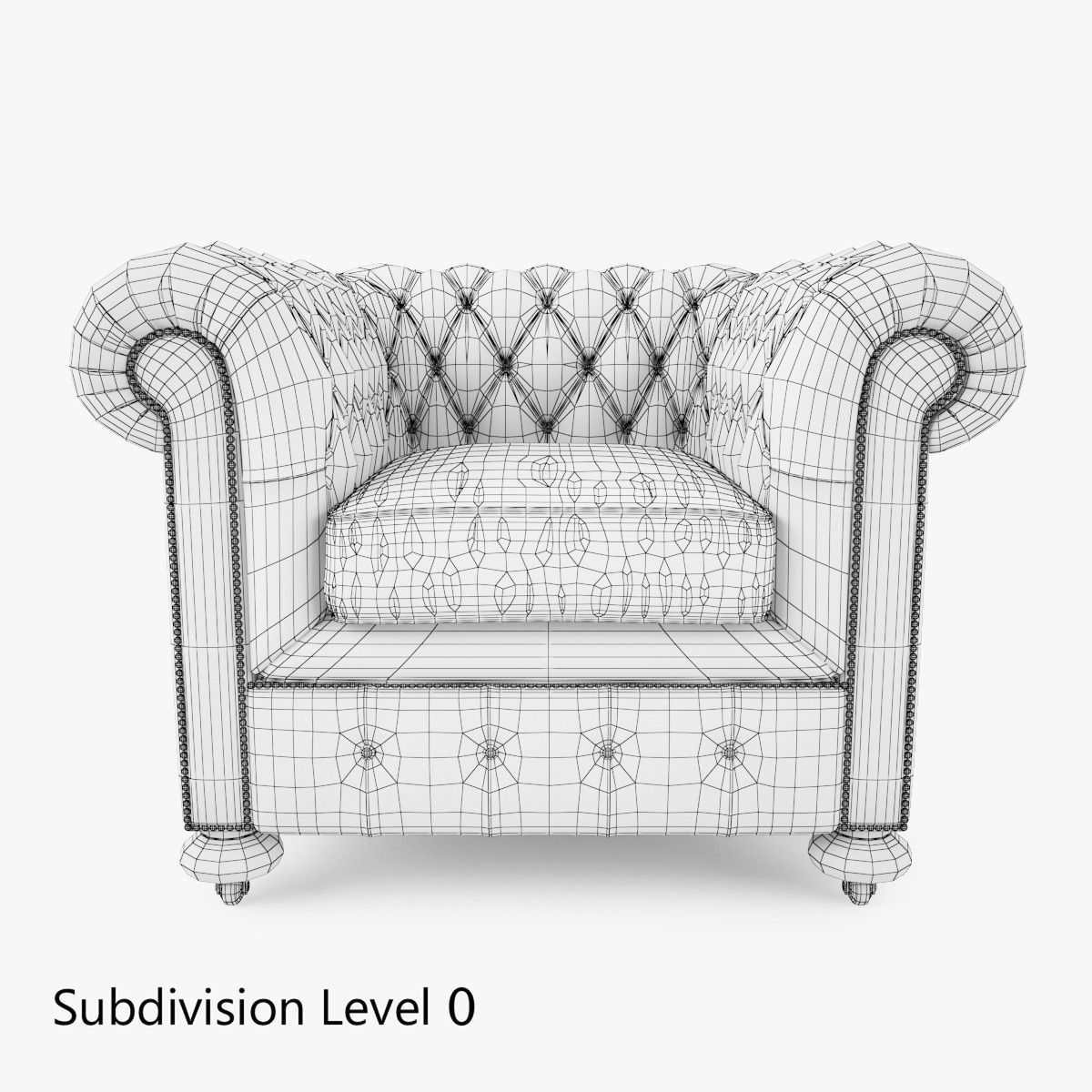 William Blake Chesterfield Sofa Collection 3D model_29