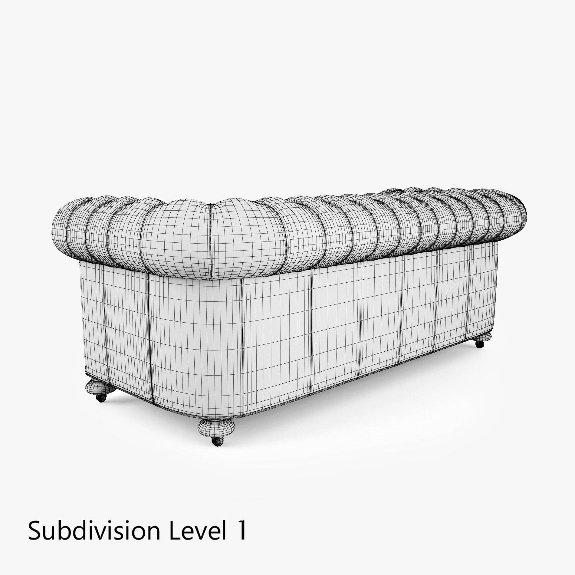 William Blake Chesterfield Sofa Collection 3D model_32