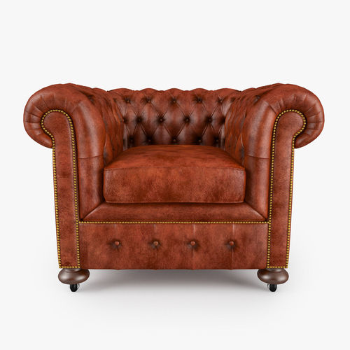 William Blake Chesterfield Sofa Collection 3D model 6