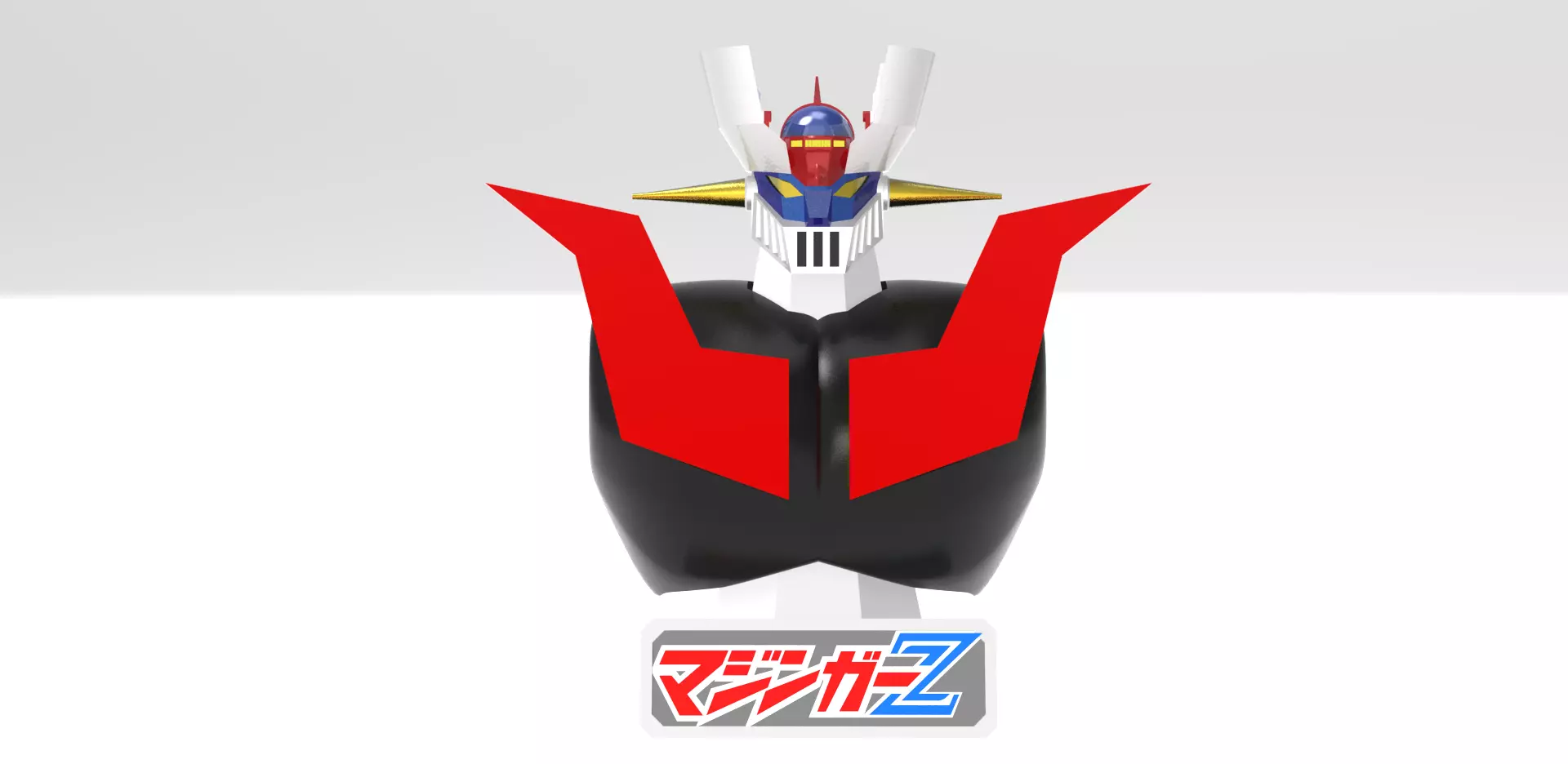 mazinger bust 3D print model