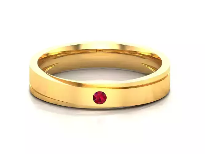 Women band ring 3dm stl render