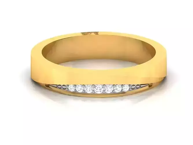Women band ring 3dm stl render