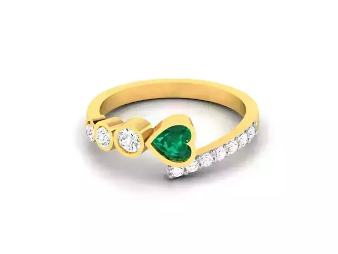 Women ring 3dm stl render detail