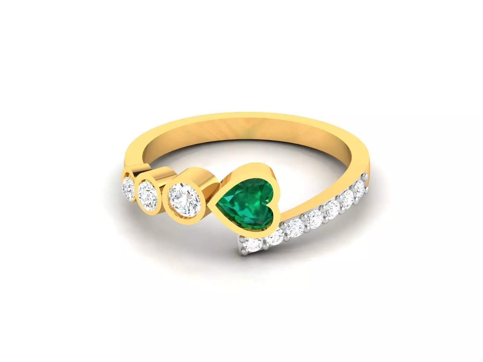 Women ring 3dm stl render detail 3D print model_0