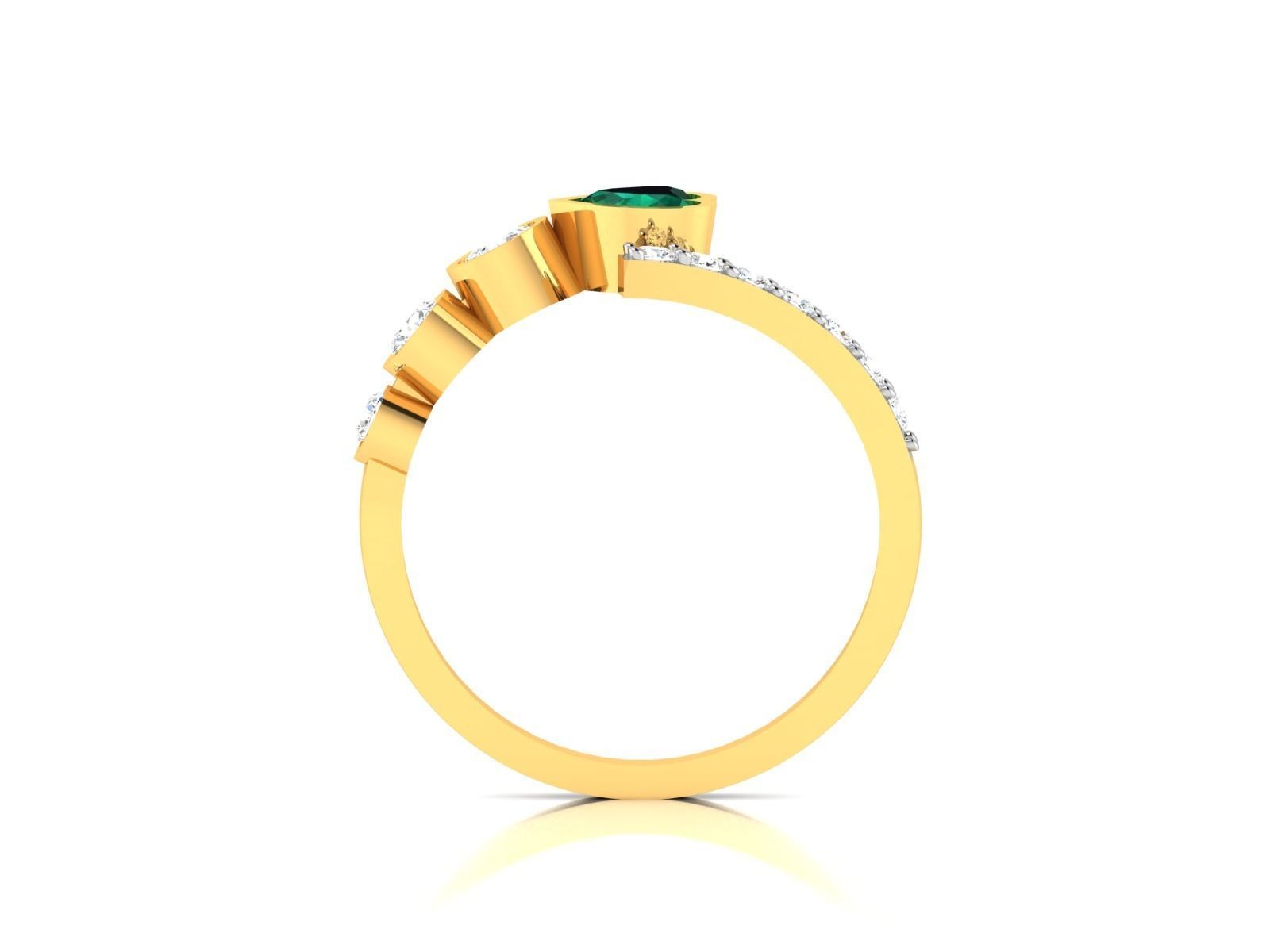 Women ring 3dm stl render detail 3D print model_3