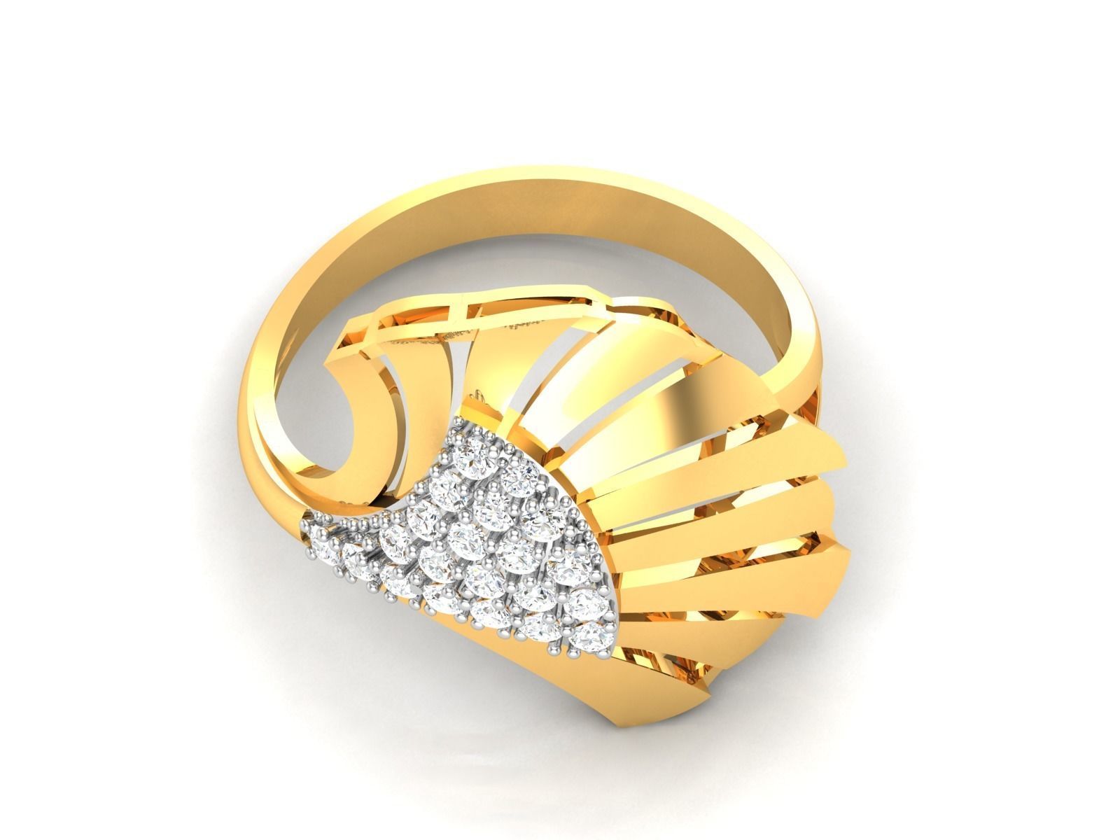 Women ring 3dm stl render detail 3D print model_8