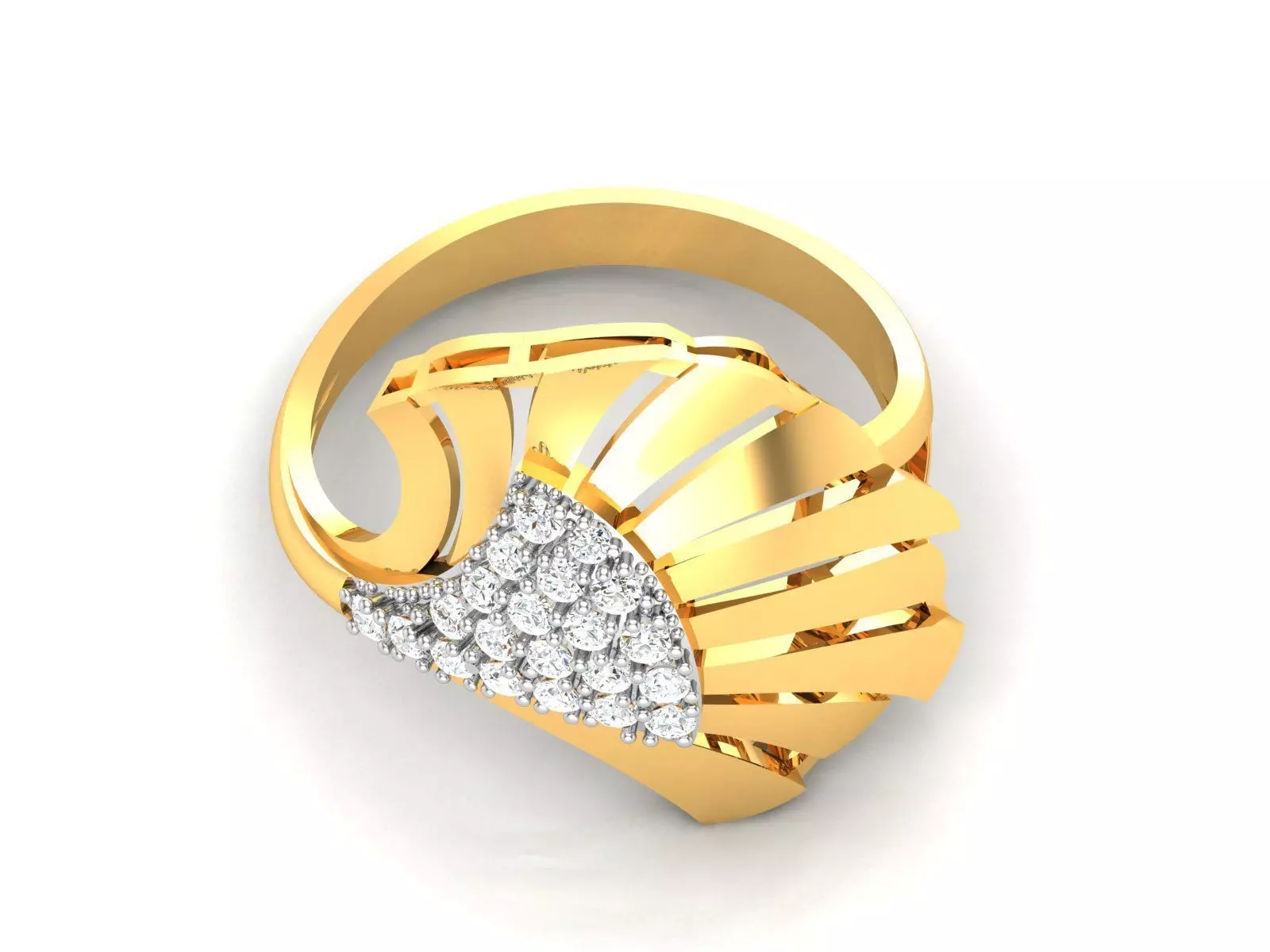 Women ring 3dm stl render detail 3D print model_0