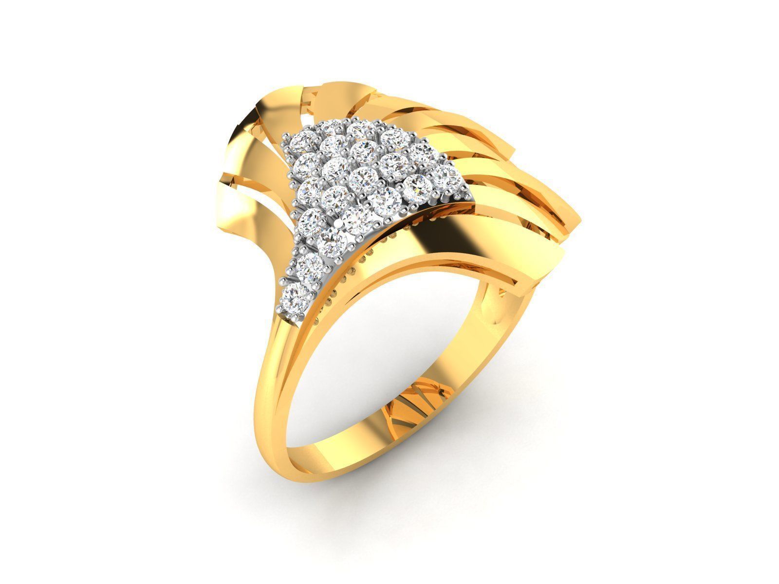 Women ring 3dm stl render detail 3D print model_2