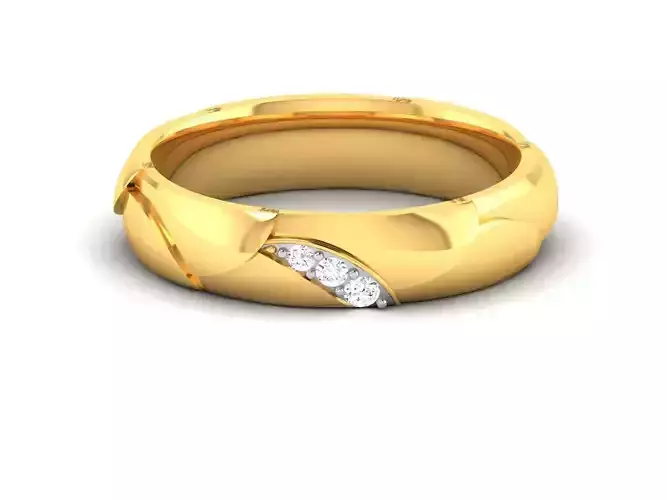 Women band ring 3dm stl render