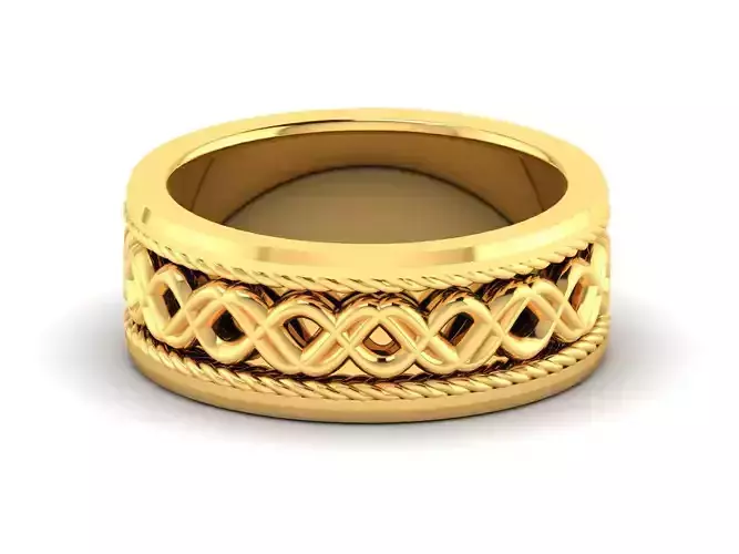 Women band ring 3dm stl render