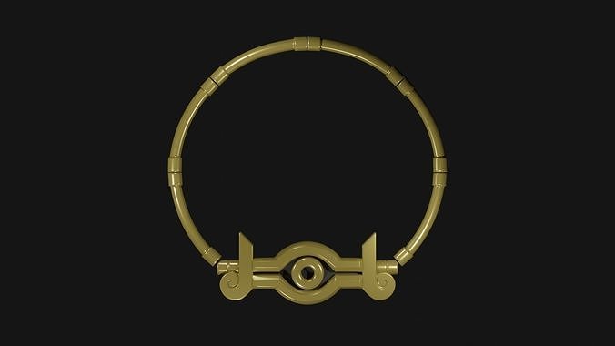 yugi oh neckalce 3D 3D print model