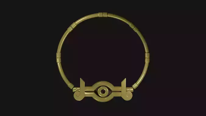 yugi oh neckalce 3D 3D print model