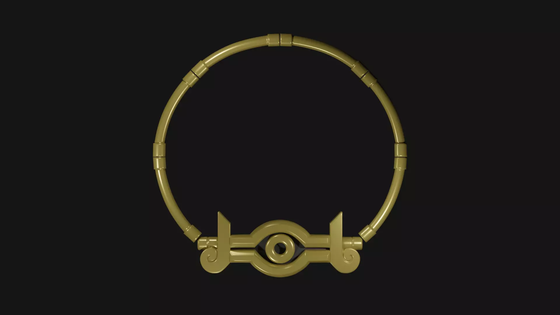 yugi oh neckalce 3D 3D print model_0